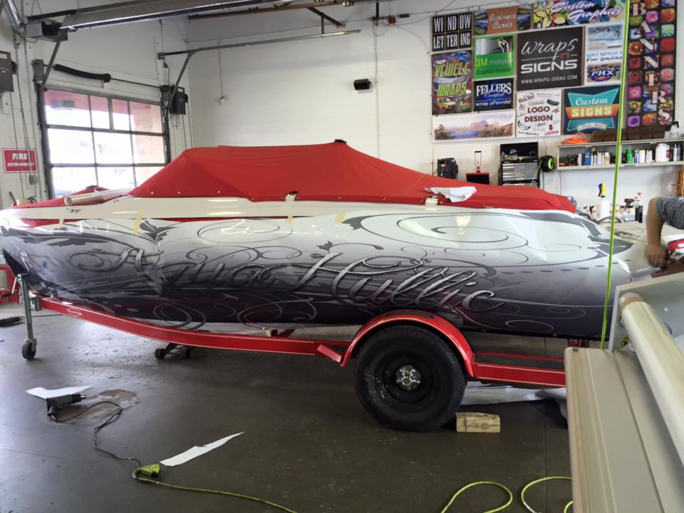 Boat Wraps - Wraps-n-signs