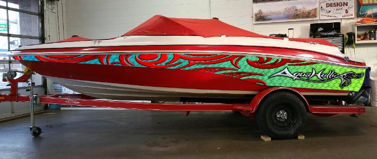 Boat Wraps - Wraps-n-Signs