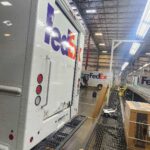 fedex truck back door