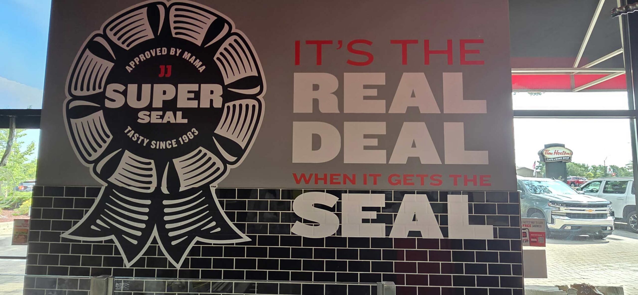 Jimmy Johns real deal seal sign