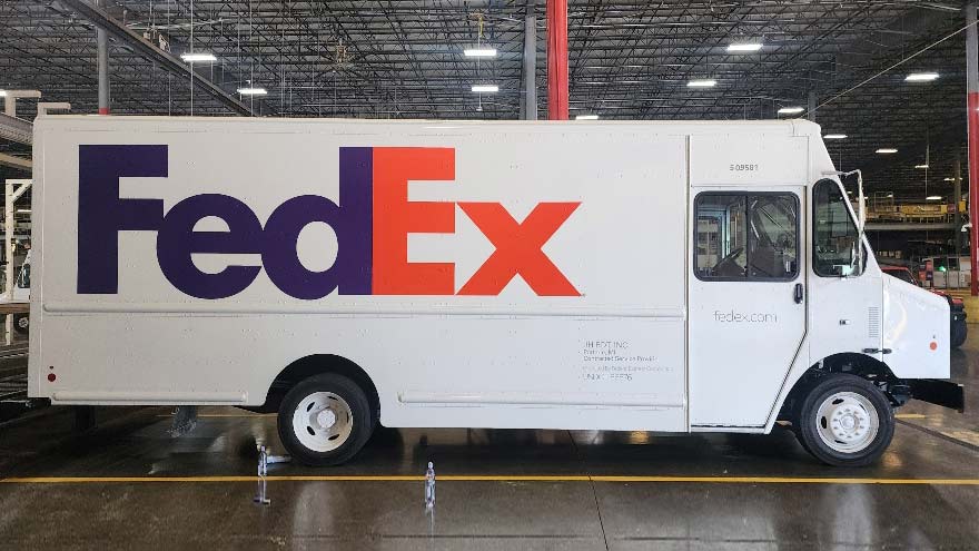 fedex truck wrap