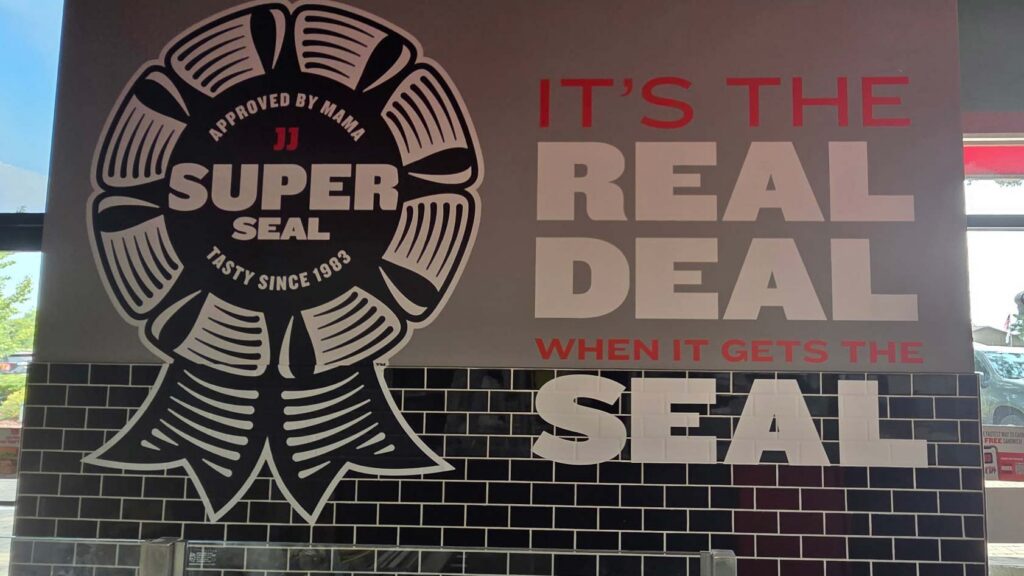 jimmy johns wall graphic