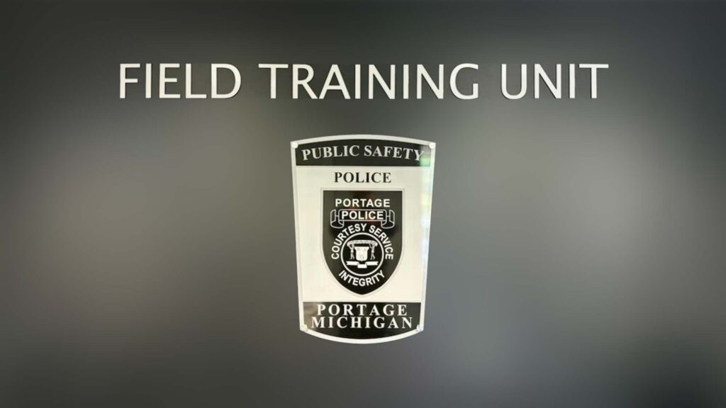 wall plaque for field training unit portage public safety